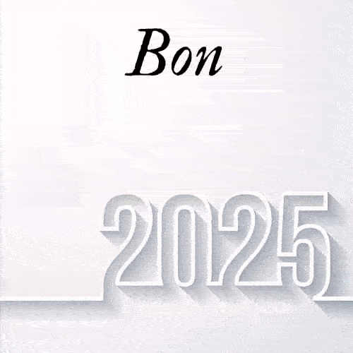 2025 bonne année Voeux Whatsapp GIF