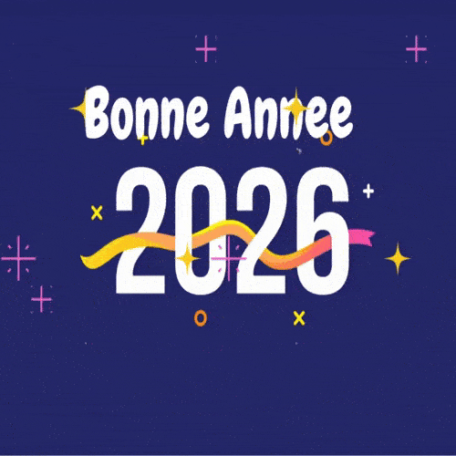 GIF Image Bonne annee 2026